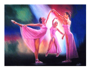 This small image of the Sequence Four -3 pastel painting links to the main page that contains details about and a link to buy a giclée of this painting.